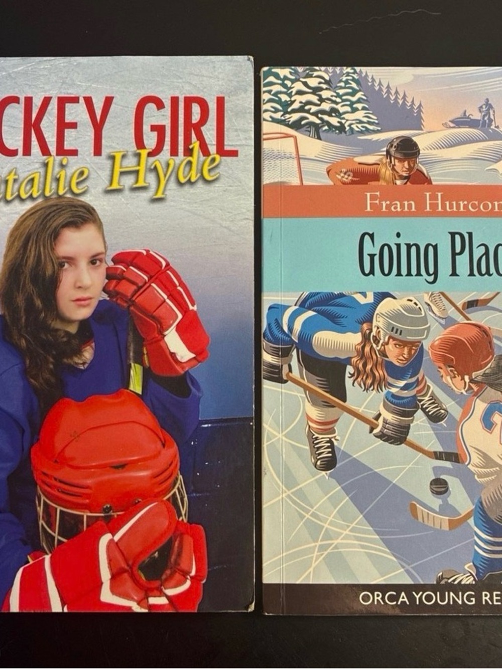 Natalie Hyde Hockey Girl Book & going places